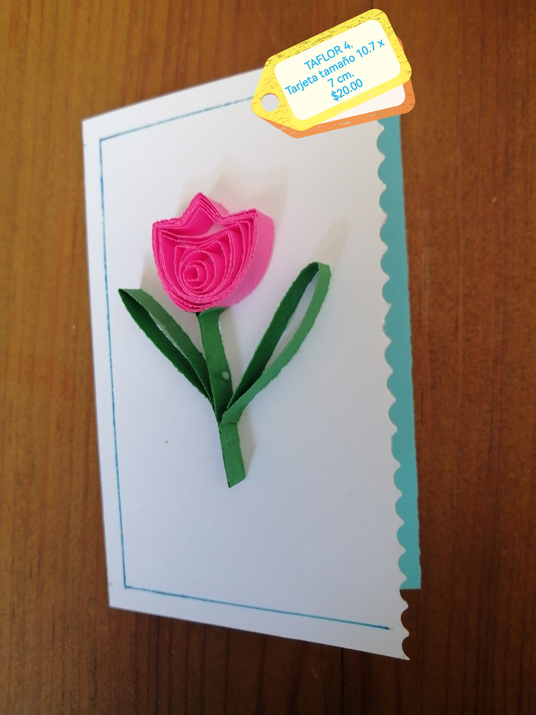 Tarjeta de flores
